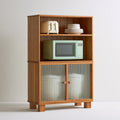 Meuble de rangement en bois, coloris brun clair